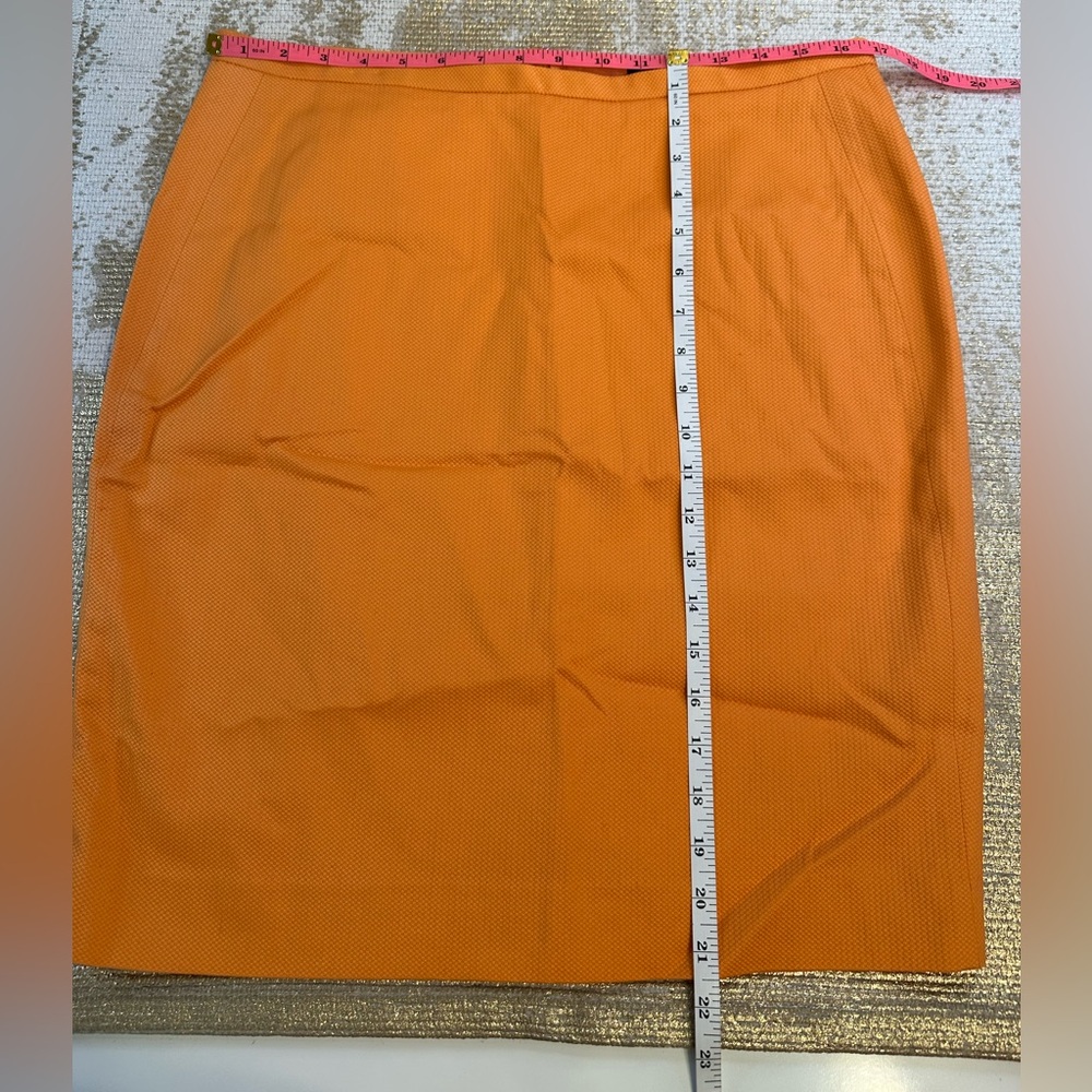 THE LIMITED Orange Pencil Skirt NWT | Size 12 - Picture 9 of 9